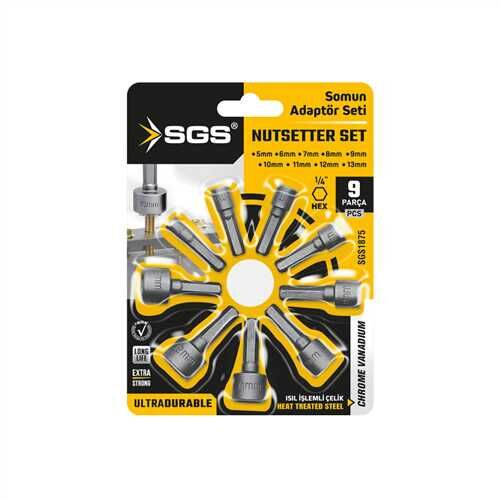 SOMUN ADAPTÖRÜ SETİ 9 PARÇA
