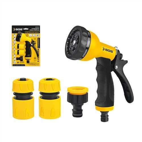 9 FONKSİYONLU SULAMA TABANCASI (4 PARÇA SET)