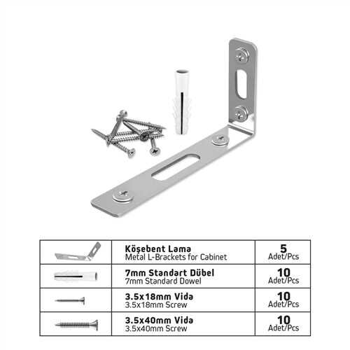 MOBİLYA SABİTLEME SETİ (DEPREM KİTİ)