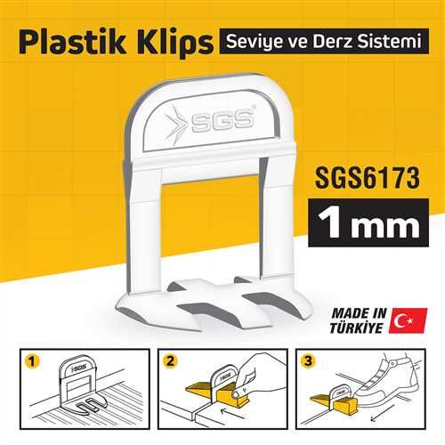 1 MM DERZ SEVİYE TESPİT KLİPSİ (PK/100 ADET)