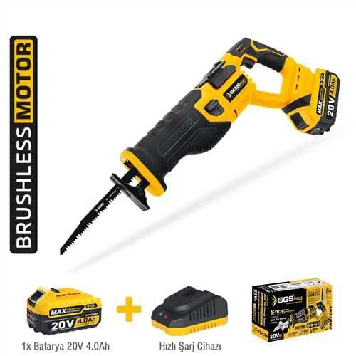 AKÜLÜ TİLKİ KUYRUĞU SETİ 185 MM 1*4.0 Ah (KÖMÜRSÜZ MOTOR)