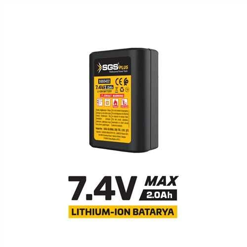 7.4 VOLT 2.0 Ah YEDEK BATARYA (AKÜLÜ VANTUZ 250KG)