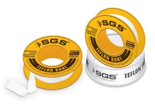 TEFLON BANT PROFESYONEL 12 MM X 10 M X 0,35 GR