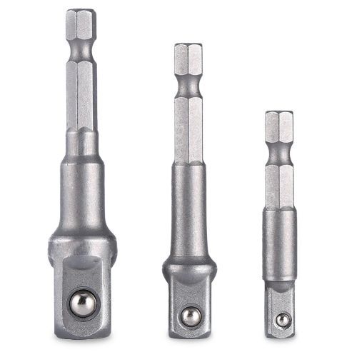 LOKMA ADAPTÖRÜ 3 LÜ SET 1/2-1/4-3/8 (HEX PLUS)