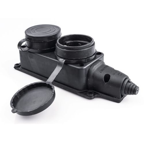 MONOFAZE KAUÇUK İKİLİ PRİZ (1*16A)