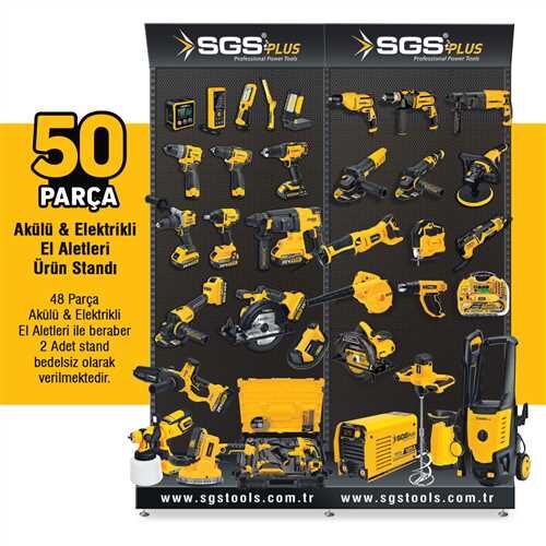 PROFESYONEL ELEKTRİKLİ EL ALETLERİ STANDI SETİ