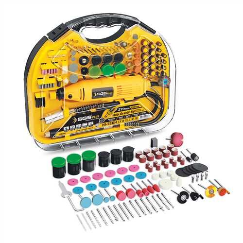 HOBİ GRAVÜR SETİ 211 PARÇA 130 WATT