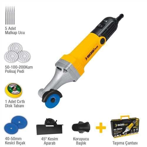 SGS5295 - ÇOK AMAÇLI DERZ AÇMA VE KESME MAKİNASI SETİ 400 Watt