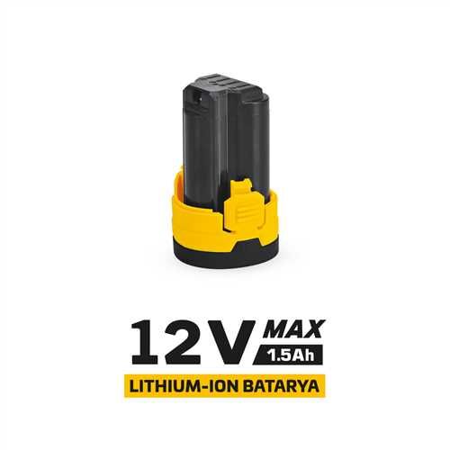 12 VOLT YEDEK BATARYA (1.5Ah)