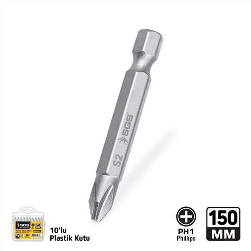 YILDIZ UÇLU BİTS S2 PH1*150mm Sand-Pro Series