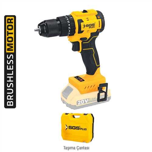 AKÜLÜ DARBELİ MATKAP 20V 60Nm Tork (KÖMÜRSÜZ MOTOR) (SOLO MAKİNA)