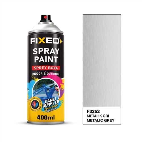 SPREY BOYA AKRİLİK - METALİK GRİ 320 GR 400 ML