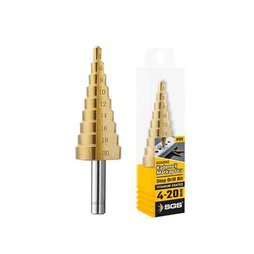 HSS KADEMELİ MATKAP UCU 4-20 MM