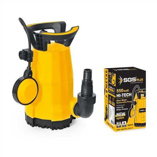 TEMİZ SU DALGIÇ POMPASI 550 WATT