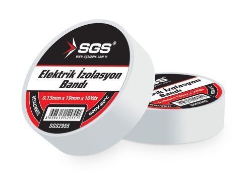 ELEKTRİK İZOLASYON BANDI BEYAZ 19MM*10YRD