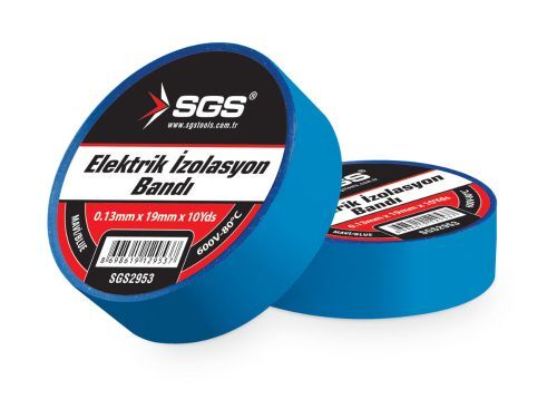ELEKTRİK İZOLASYON BANDI MAVİ 19MM*10YRD