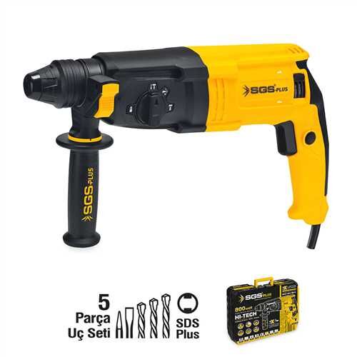 KIRICI-DELİCİ MATKAP 800 Watt 26 MM 3.1 KG (SDS PLUS)