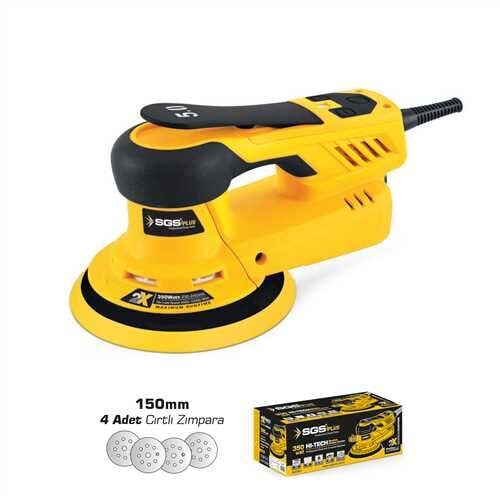 ZIMPARA MAKİNESİ EKSANTRİK 350 WATT (KÖMÜRSÜZ MOTOR)