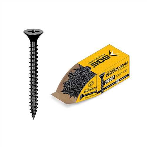 ALÇIPAN VİDASI SIK DİŞLİ 3,5*25MM  (PK/1000AD)